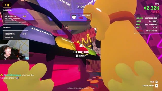 Im_Row1 playing Gamble With Your Friends - Live Casino Stream