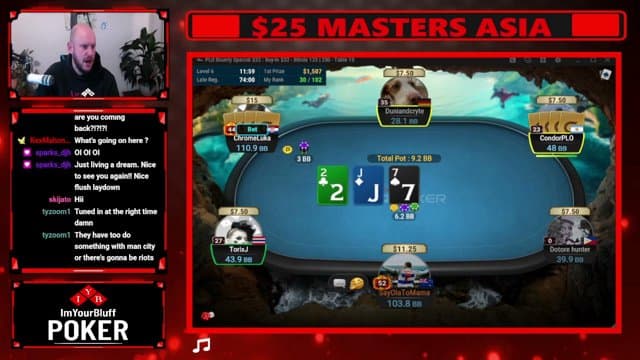 imyourbluffpoker playing Poker - Live Casino Stream