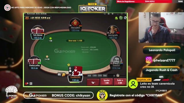 iq_poker playing Poker - Live Casino Stream
