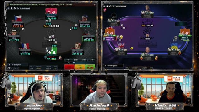 ITCPokerTEAM playing Poker - Live Casino Stream