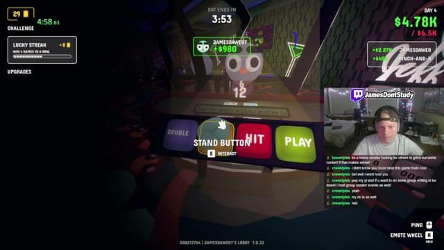jamesdontstudy playing Gamble With Your Friends - Live Casino Stream