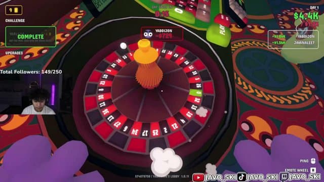 Javo_ski playing Gamble With Your Friends - Live Casino Stream