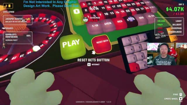 juiceman316 playing Gamble With Your Friends - Live Casino Stream