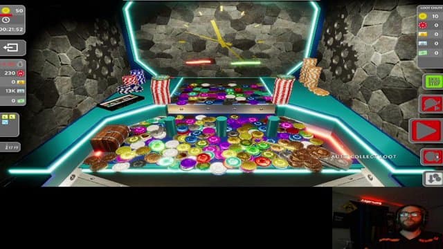 JustinEmond playing Coin Pusher Casino - Live Casino Stream