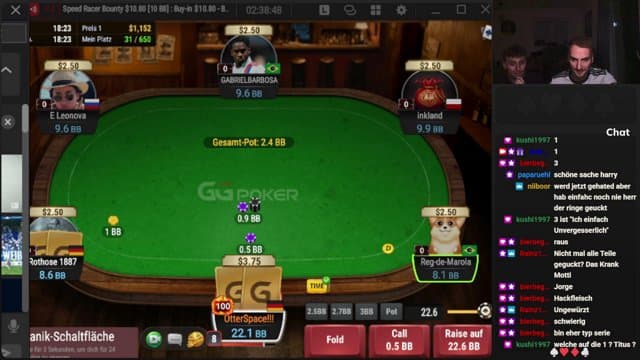JustLikeMotti playing Poker - Live Casino Stream