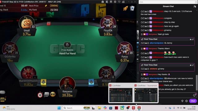 kenywoo playing Poker - Live Casino Stream