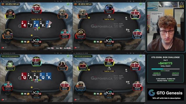 KTGPoker playing Poker - Live Casino Stream