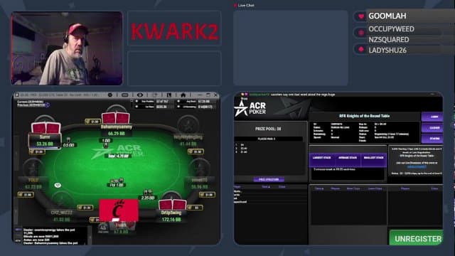 kwark2 playing Poker - Live Casino Stream