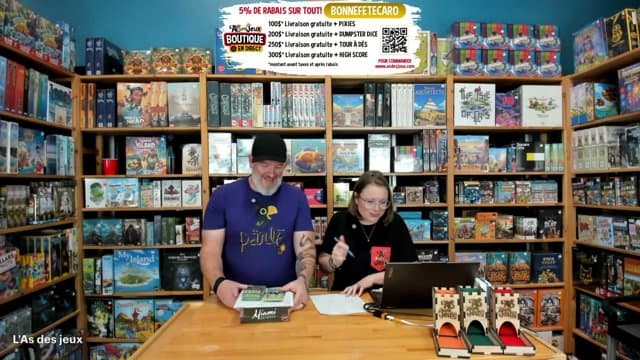 LAsdesjeux playing Board Games - Live Casino Stream