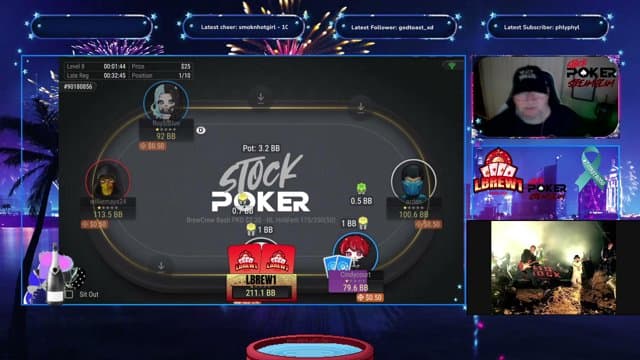 lbrew1 playing Poker - Live Casino Stream
