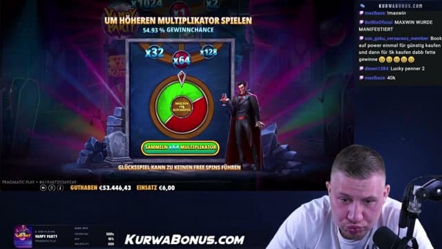 leitermacher playing Slots - Live Casino Stream