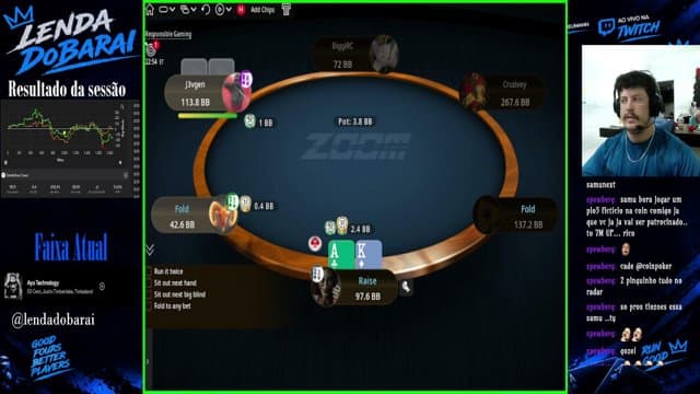 lendadobarai playing Poker - Live Casino Stream