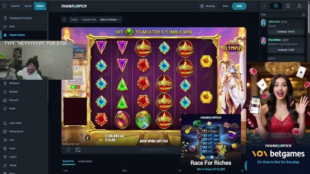 lraln playing Slots - Live Casino Stream