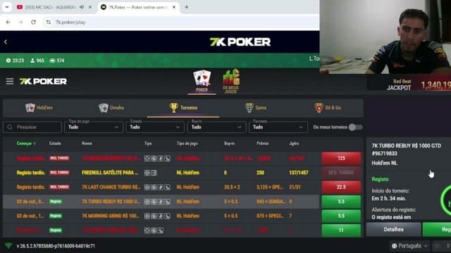 ltordayck playing Poker - Live Casino Stream
