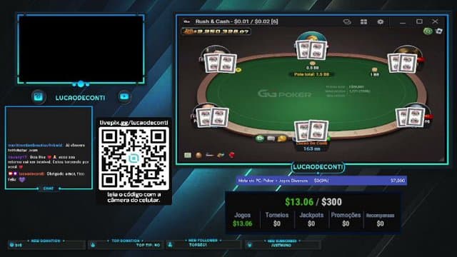 lucaodeconti playing Poker - Live Casino Stream
