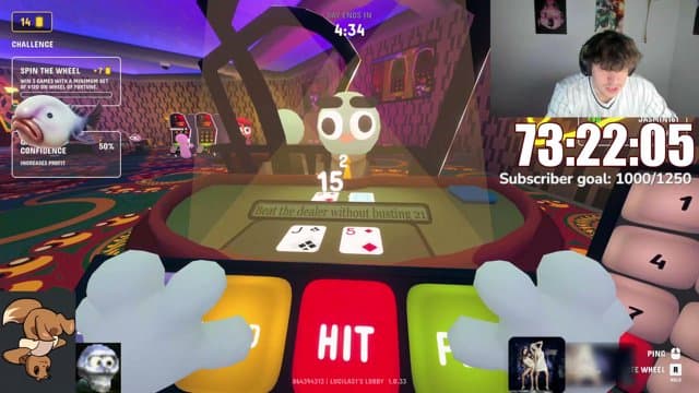 lucilas1 playing Gamble With Your Friends - Live Casino Stream