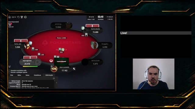 marcaolayred playing Poker - Live Casino Stream