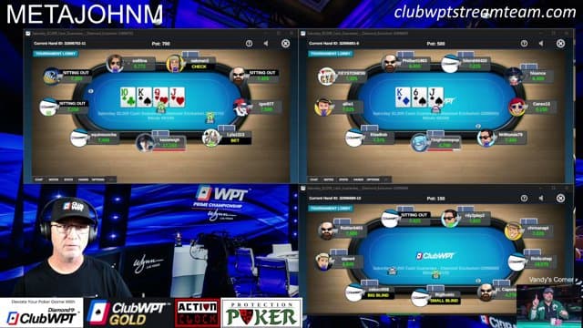 metajohnm playing Poker - Live Casino Stream