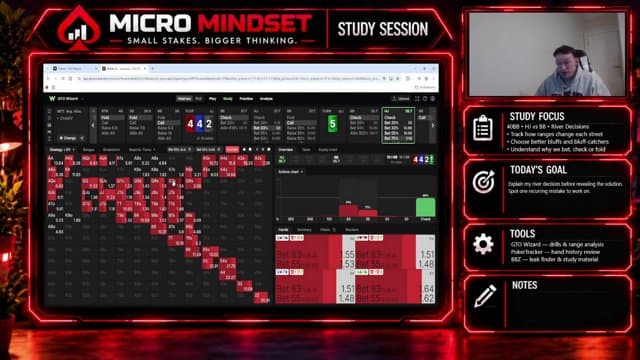 micromindset playing Poker - Live Casino Stream