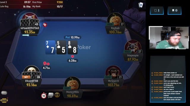 Mills_Live playing Poker - Live Casino Stream