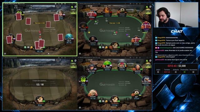 mineirinhopoker playing Poker - Live Casino Stream