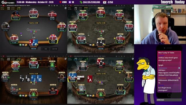 MoeSizlac93 playing Poker - Live Casino Stream