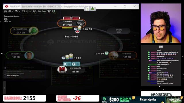 molusquetapoker playing Poker - Live Casino Stream