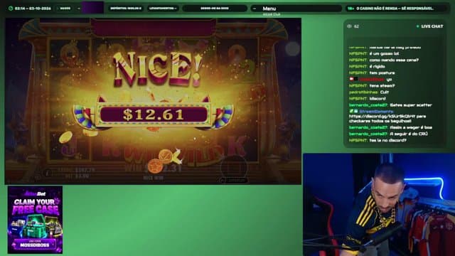 MossDiBoss playing Slots - Live Casino Stream