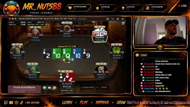 Mr_Nuts88 playing Poker - Live Casino Stream