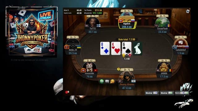 MttGAN playing Poker - Live Casino Stream