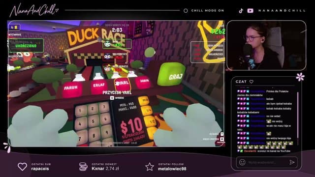 NanaAndChill playing Gamble With Your Friends - Live Casino Stream
