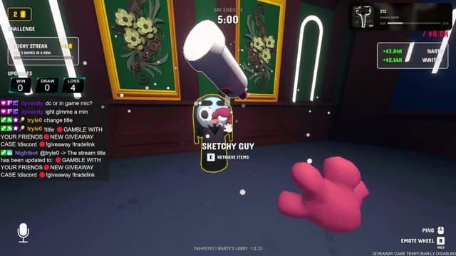 NartVee playing Gamble With Your Friends - Live Casino Stream