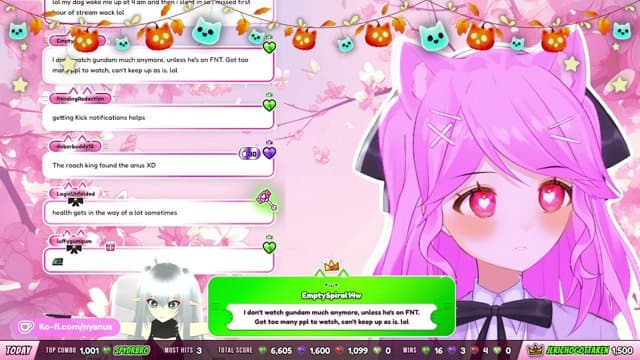 Nyannus playing Just Chatting - Live Casino Stream