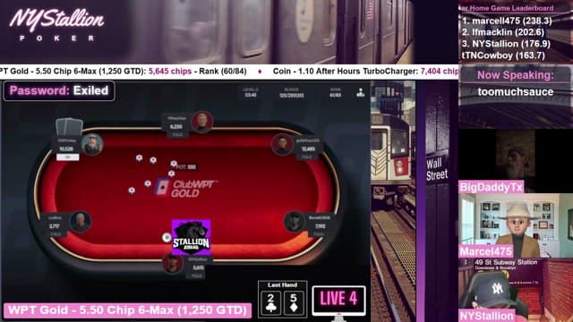 NYStallion playing Poker - Live Casino Stream