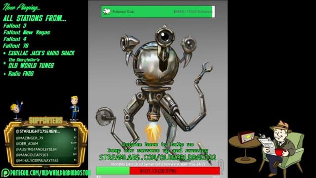 OldWorldRadio playing Fallout 76 - Live Casino Stream