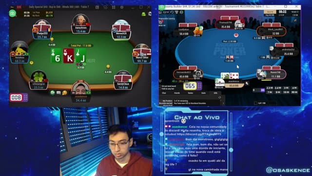 osaskence playing Poker - Live Casino Stream
