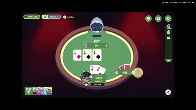 pandanewedge playing Poker - Live Casino Stream