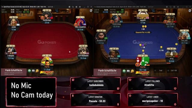 PatTilt playing Poker - Live Casino Stream
