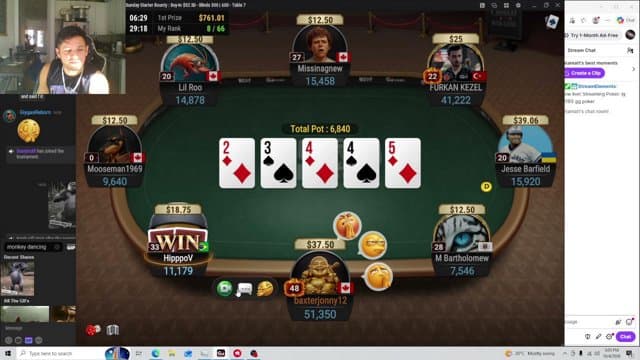 pentamatt playing Poker - Live Casino Stream