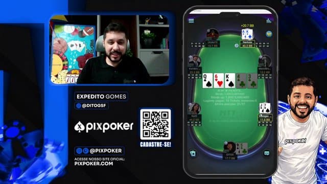 PixPoker playing Poker - Live Casino Stream