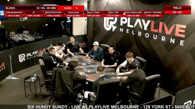 PlayLiveMelbourne playing Poker - Live Casino Stream