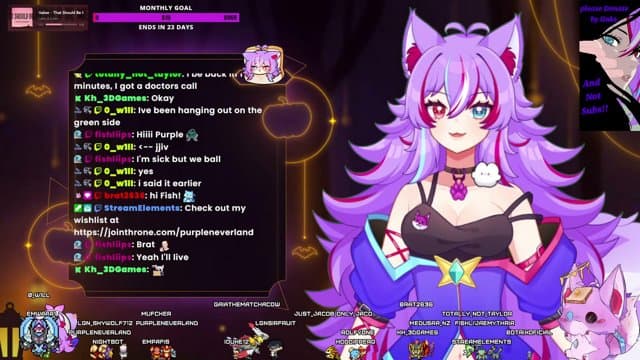 PurpleNeverland playing Just Chatting - Live Casino Stream