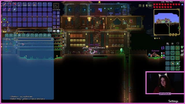 Pyskownikov playing Terraria - Live Casino Stream