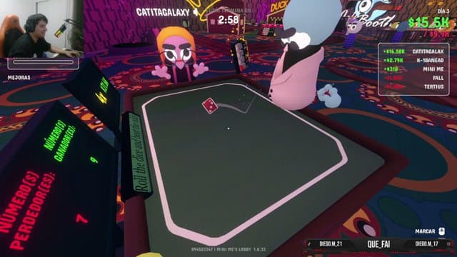 que_fai playing Gamble With Your Friends - Live Casino Stream