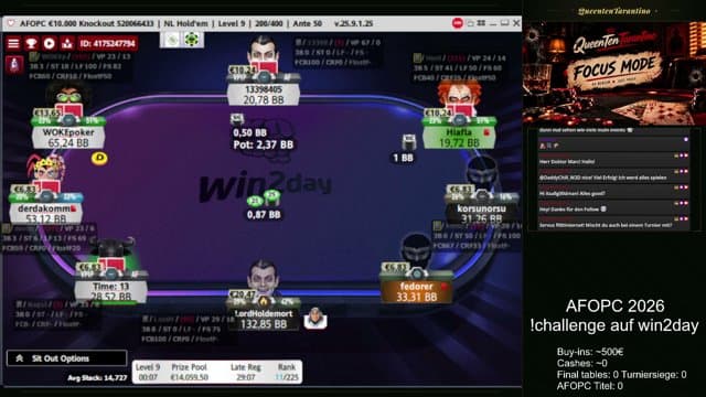 QueenTenTarantino playing Poker - Live Casino Stream