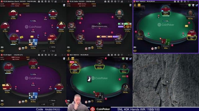 RabbitRoos playing Poker - Live Casino Stream