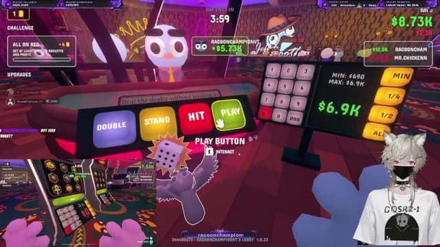 racoonchampionvt playing Gamble With Your Friends - Live Casino Stream