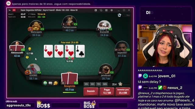 RenegadaGamer playing Poker - Live Casino Stream