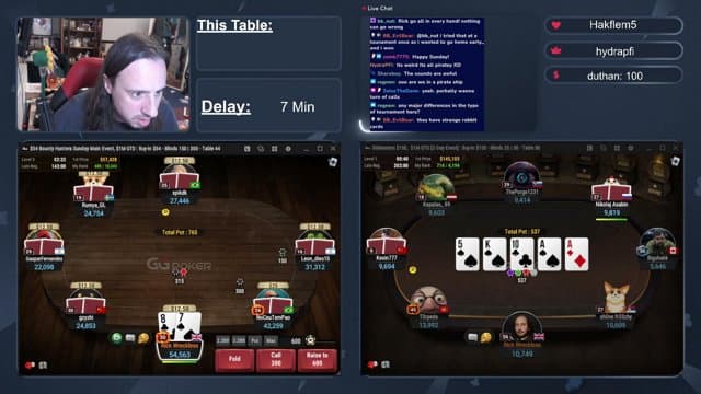 rickwreckless playing Poker - Live Casino Stream