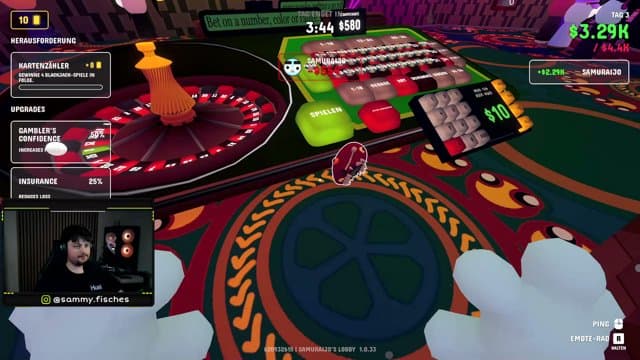 SammyJoF playing Gamble With Your Friends - Live Casino Stream